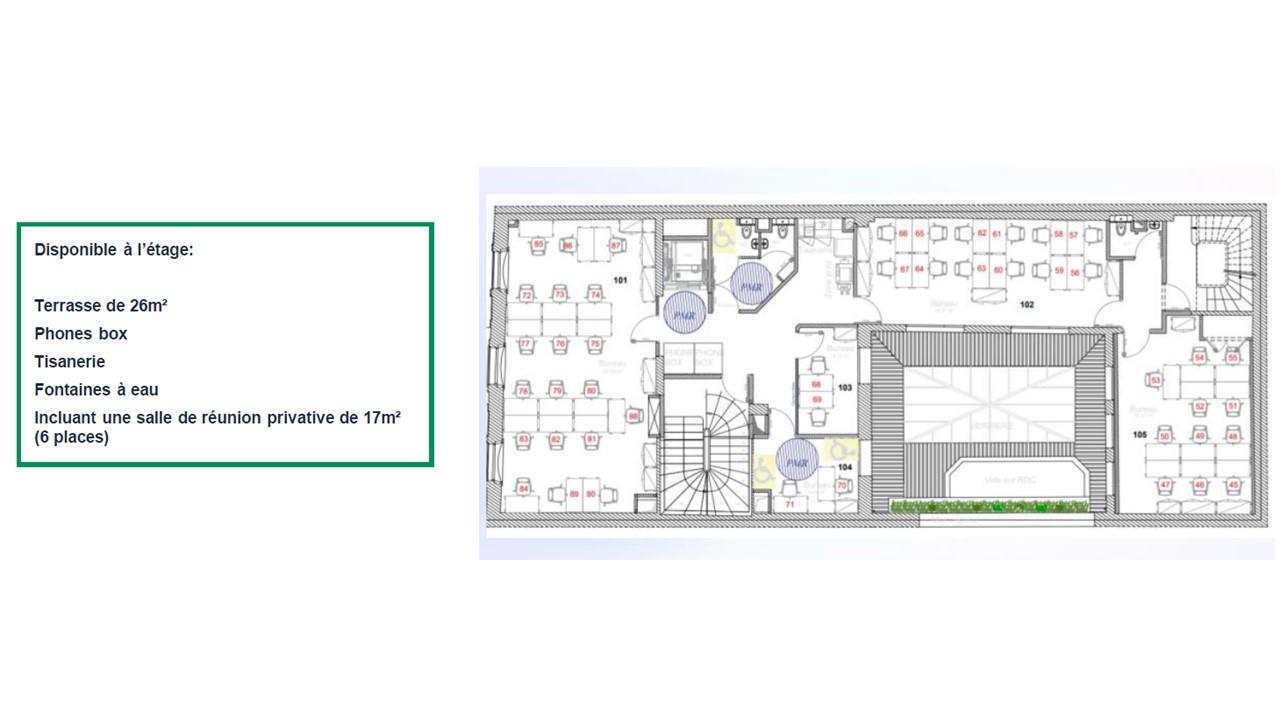 Bureau Paris 206m² Location bureau Paris OLBUR2425402 3